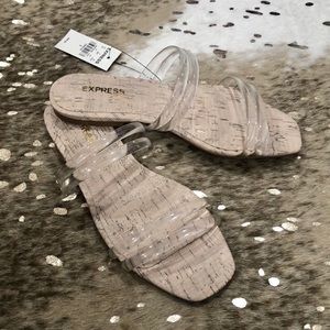Express Clear Strap Sandals